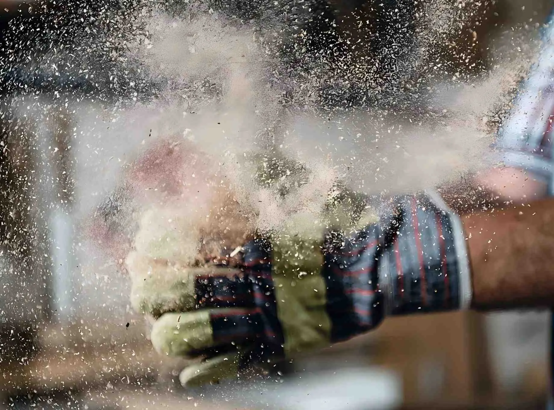 Мелкие порошки & пыль